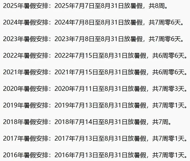 ！多区中小学期末考试时间出炉！瓦力游戏最新！今年将迎超长暑假(图2)